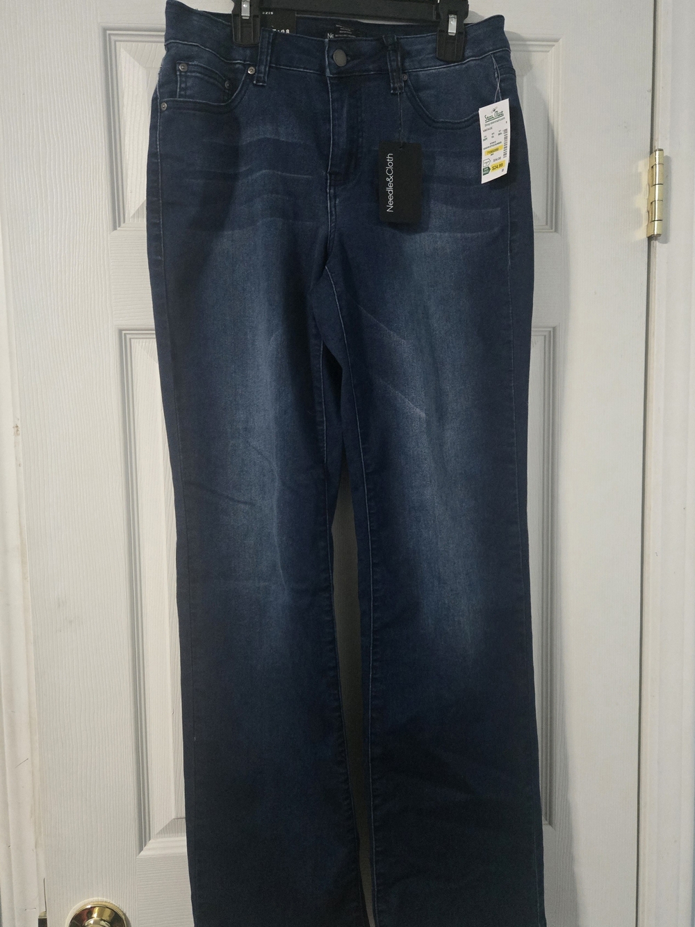 Dark Wash Slim Bootcut Jeans